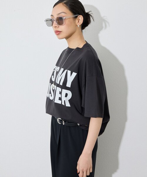 Whim Gazette（ウィム ガゼット） tシャツ 半袖 フロントロゴTシャツ