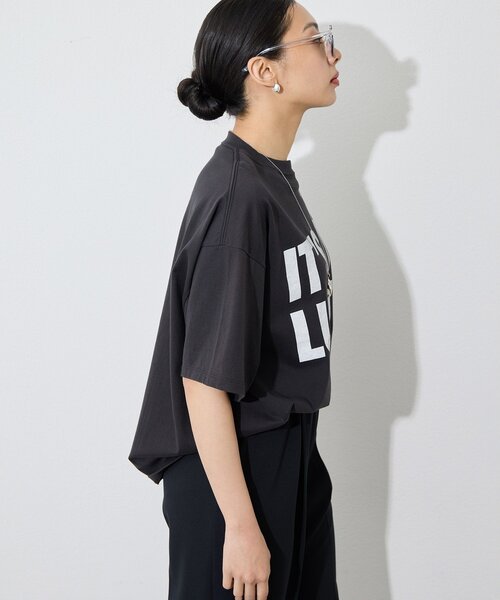 Whim Gazette（ウィム ガゼット） tシャツ 半袖 フロントロゴTシャツ