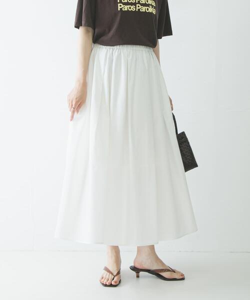 URBAN RESEARCH（アーバンリサーチ） ロング スカート 撥水ギャザー