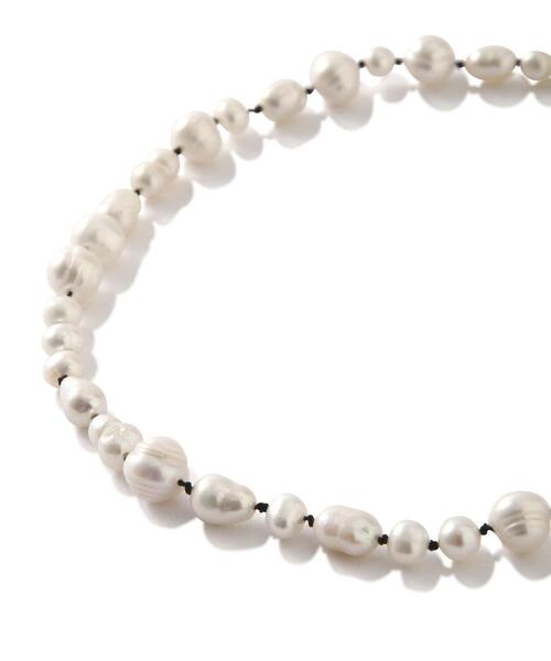 YLEVE（イレーヴ） ネックレス YLEVE / MIX PEARL NECKLACE KNOT 37cm