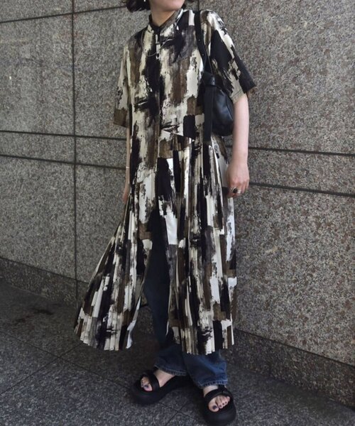 ear PAPILLONNER（イア パピヨネ） 「SUM1 STYLE」半袖ワンピース FREE