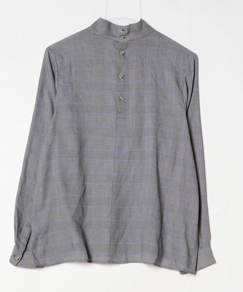 【美品】ユナイテッドアローズ　ブラウス　ダークグレー　M ポリエステル UNITED ARROWS（ユナイテッドアローズ） 長袖ブラウス FREE