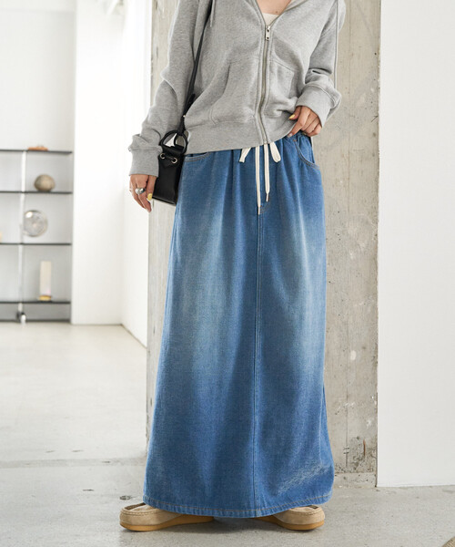 MARINE SERRE（マリーンセル） スカート MOON PRINTED JERSEY KNEE