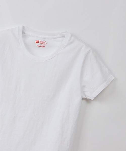 tシャツ Tシャツ レディース 「Hanes/ヘインズ」レディース ジャパンフィットフォーハー「2枚組」クルーネックTシャツ 5.3oz｜zozo｜09