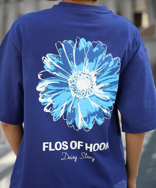 tシャツ HOOK -original- ポップマーガレットバックプリントTEE (SS
