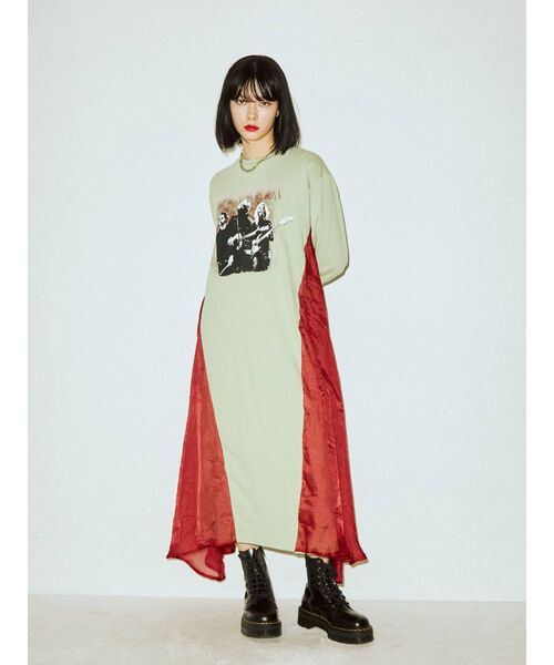 jouetie（ジュエティ） ワンピース レースドッキングロンTワンピース