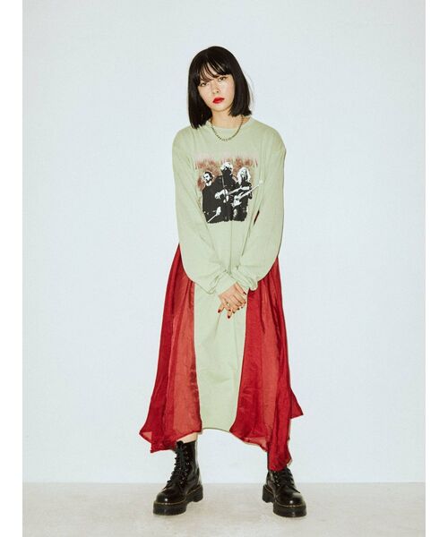 ジュディワンピース jouetie（ジュエティ） ワンピース レースドッキングロンTワンピース