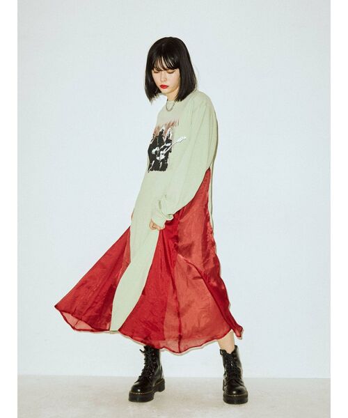 jouetie（ジュエティ） ワンピース レースドッキングロンTワンピース
