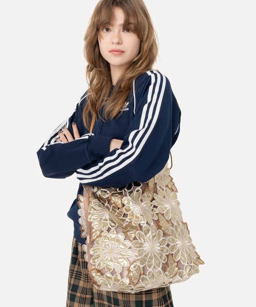 HEY!MrsROSE トートバッグ HEY! Mrs ROSE(ヘイ！ミセスローズ)フラワー