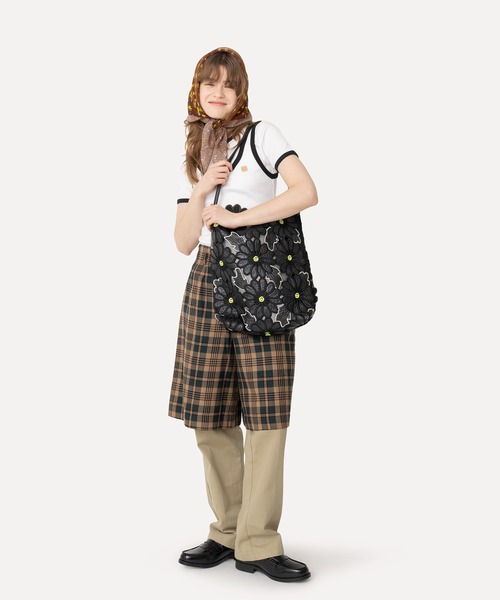 HEY!MrsROSE トートバッグ HEY! Mrs ROSE(ヘイ！ミセスローズ)フラワー