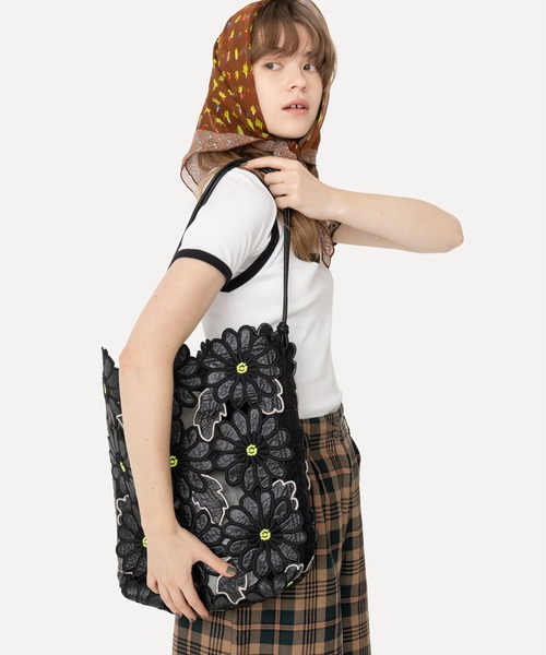 HEY!MrsROSE トートバッグ HEY! Mrs ROSE(ヘイ！ミセスローズ)フラワー