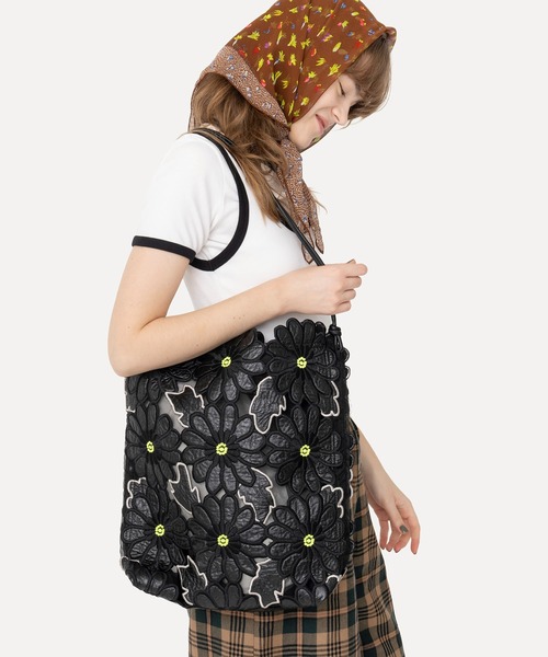 HEY!MrsROSE トートバッグ HEY! Mrs ROSE(ヘイ！ミセスローズ)フラワー