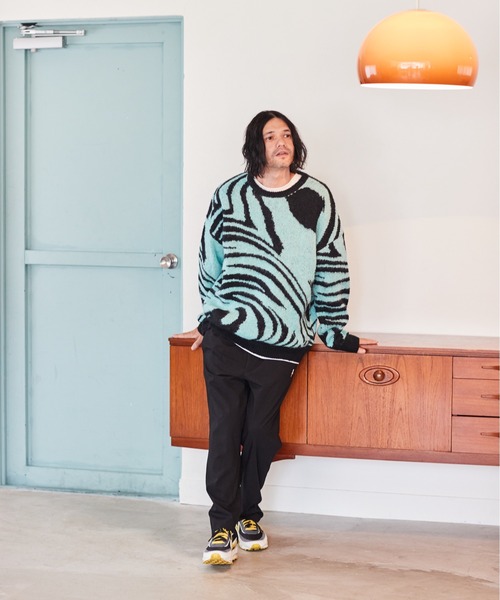 ADAM PATEK セーター ニット ADAMPATEK / mohair mixed crewneck