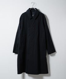 quadro ステンカラーコート コート C/Nギャバピーチバイオステンカラー