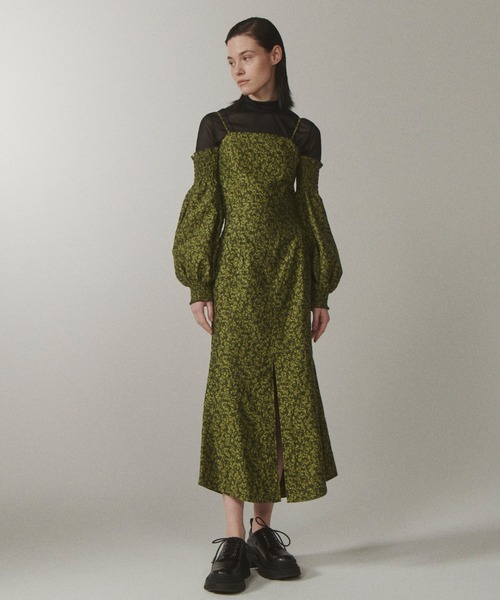 LE CIEL BLEU スカート シャドウジャガードスカート / Shadow Jacquard  