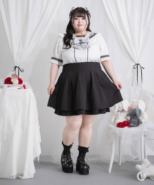 ハイウエストティアードスカパン 4L~6L Diable baiser スカート ハイウエストティアードスカパン