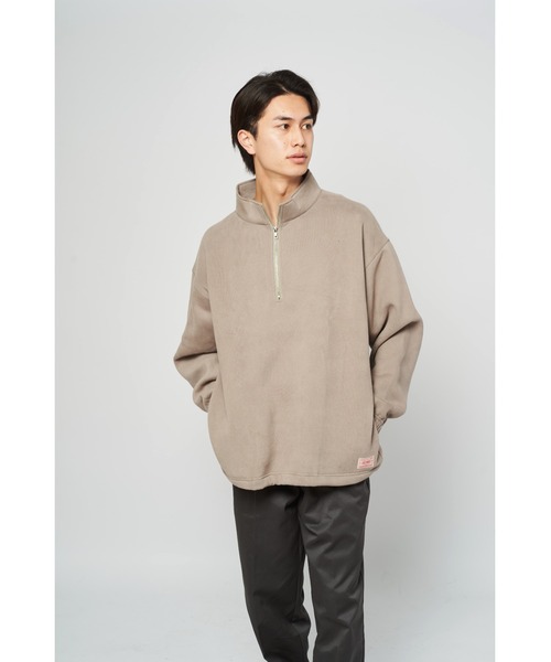 BIG MIKE（ビッグマイク） トレーナー スウェット スタンド ハーフ
