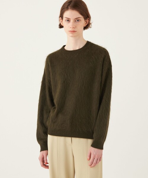 DES PRES（デプレ） ニット セーター ピュアカシミヤファー クルー