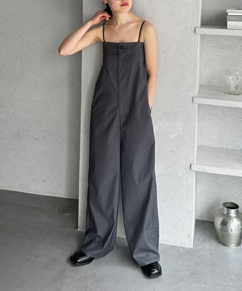 リミフゥ　オーバーオール・サロペット LIMI feuのオールインワン・サロペットを使った人気ファッション