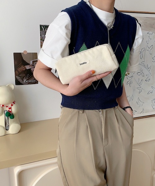 TONE SELECT GOODS ポーチ urbanfemine./コーデュロイペンケース