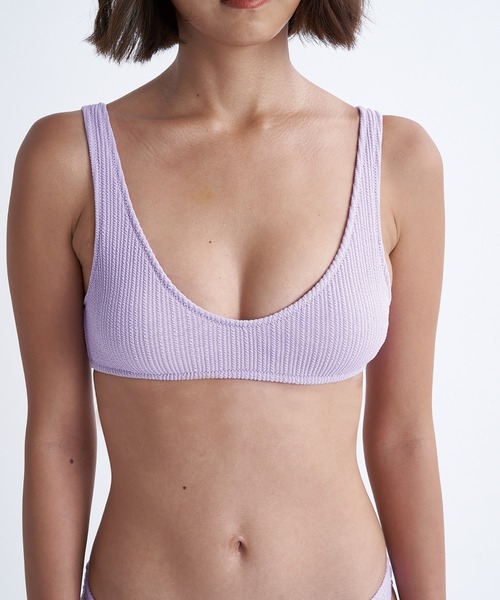 ロキシーリブビキニSパープル ROXY 水着 ARUBA BRALETTE MOD S/ロキシーリブビキニ(水着