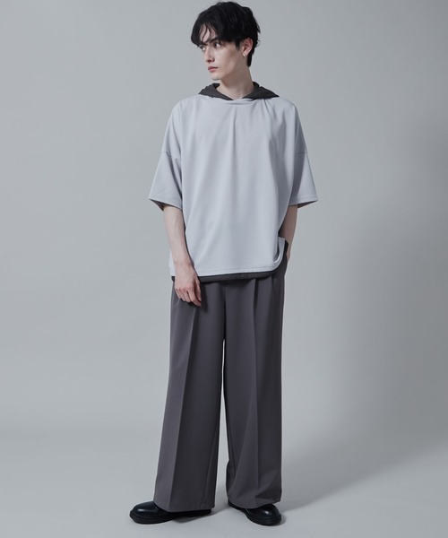 Lucy オーダー品 LUCY（ルーシー） パーカー LUCY/フェイクレイヤードフードT メンズ