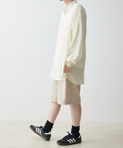 ADAM ET ROPE' パンツ 「ZOZO限定」2タック ワイドルーズ ドカン