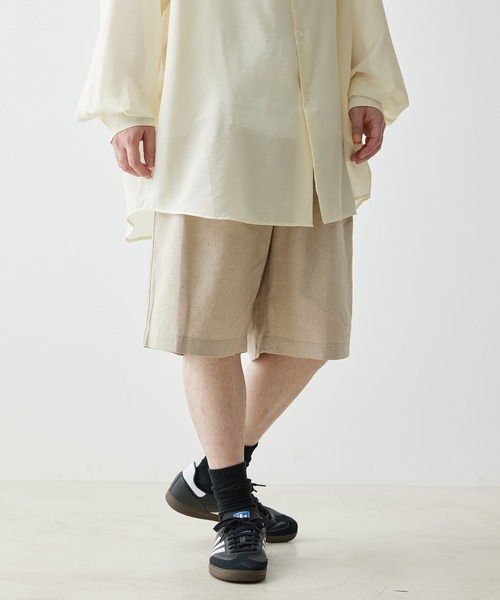 ADAM ET ROPE' パンツ 「ZOZO限定」2タック ワイドルーズ ドカン
