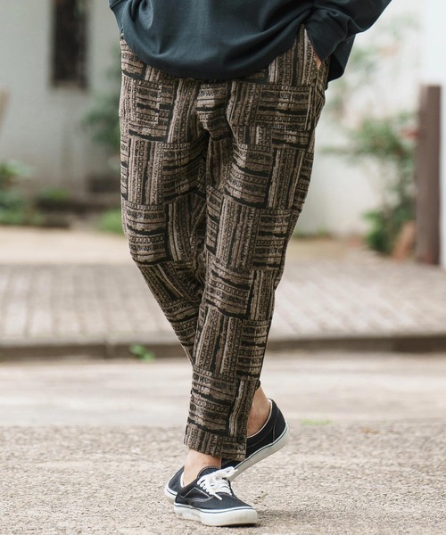 CAMBIO（カンビオ） パンツ mp12500-Geometric Jacquard Back Style