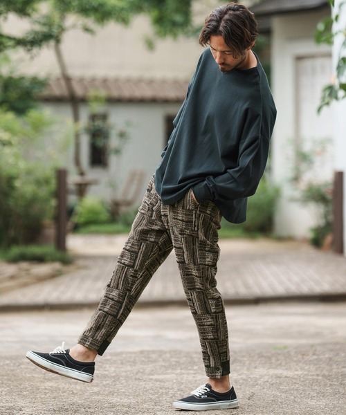 CAMBIO（カンビオ） パンツ mp12500-Geometric Jacquard Back Style