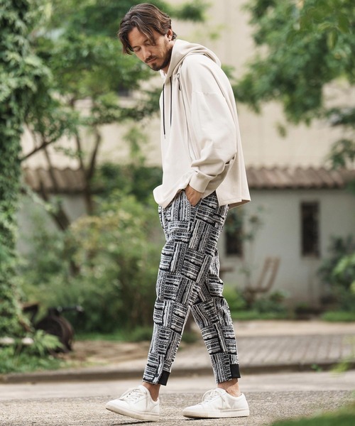 CAMBIO（カンビオ） パンツ mp12500-Geometric Jacquard Back Style
