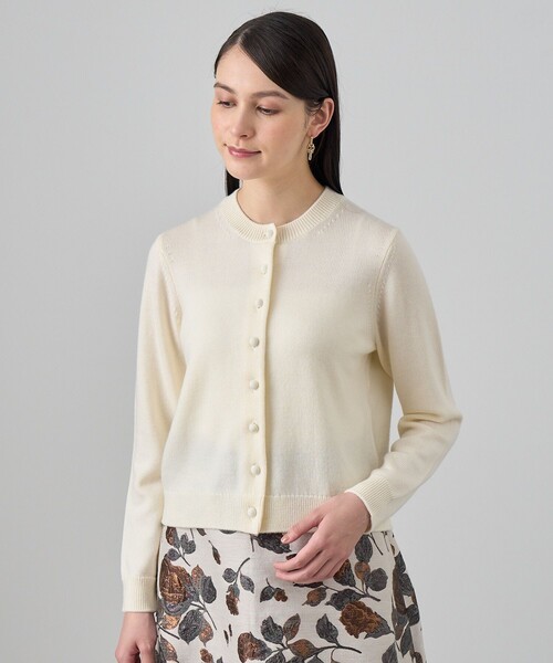 ANAYI（アナイ） カーディガン メリノウールクルー カーディガン
