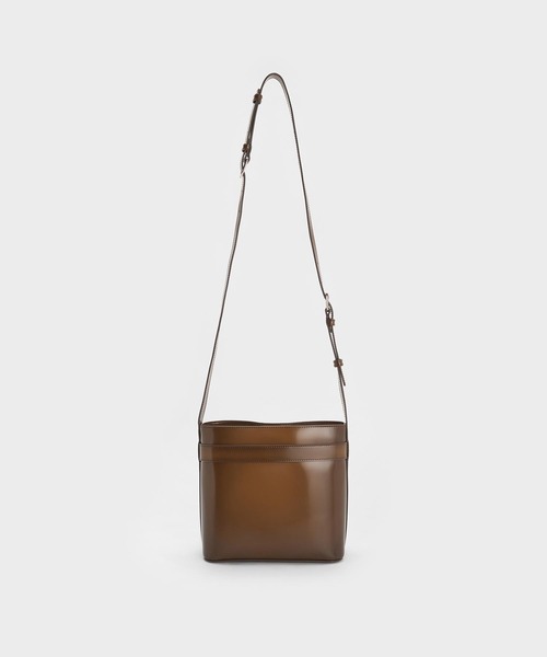 ■CHARLES & KEITH■Gabine Bucket Bag バゲットバッグ/送料込 CHARLES ＆ KEITH ショルダーバッグ バッグ Gabine ガビーヌ