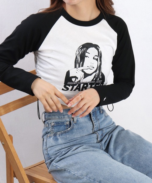 STARTER（スターター） tシャツ STARTER BLACK LABEL ラグランスリーブ