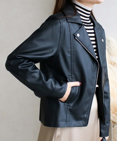 Social GIRL（ソーシャルガール） レザージャケット ライダース