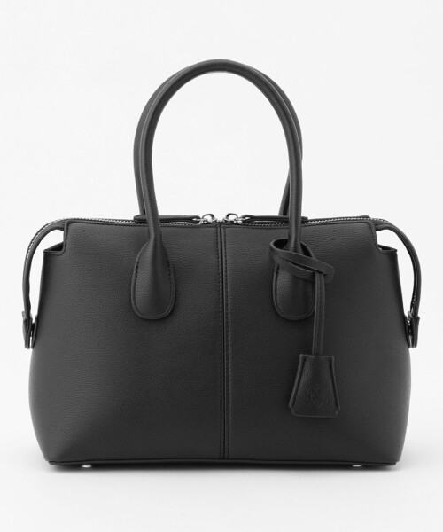 aaa♡　シェイプボストンバッグ (CE-1334) ブラック DAIRIKU/Leather Boston Bag with Soup Acce（Black）［レザーボストン