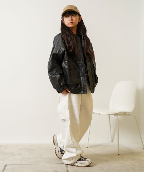 ブルゾン アウター F/レザー A-2 / F/Leather Blouson メンズ