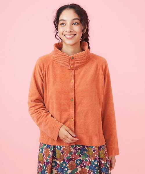カーディガン Mini CHENILLE ニットカーディガン レディース