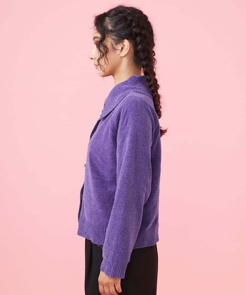 カーディガン Mini CHENILLE ニットカーディガン レディース Jocomomola カーディガン Mini CHENILLE ニットカーディガン