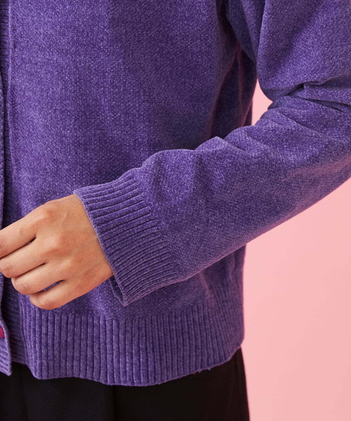 Jocomomola カーディガン Mini CHENILLE ニットカーディガン