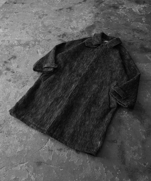 RUUBON ステンカラーコート コート 「RUUBON」shaggy soutien collar