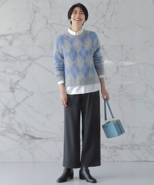 【WEB限定】FLUFFY ARGYLE ニット J.PRESS ニット セーター 「WEB限定」FLUFFY ARGYLE レディース