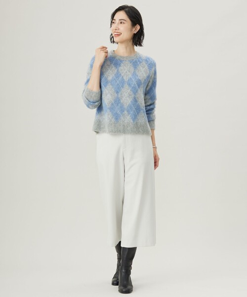 【WEB限定】FLUFFY ARGYLE ニット J.PRESS ニット セーター 「WEB限定」FLUFFY ARGYLE レディース