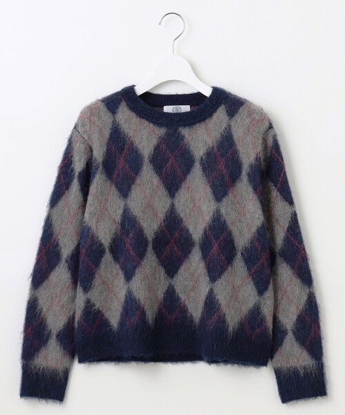 【WEB限定】FLUFFY ARGYLE ニット J.PRESS ニット セーター 「WEB限定」FLUFFY ARGYLE レディース