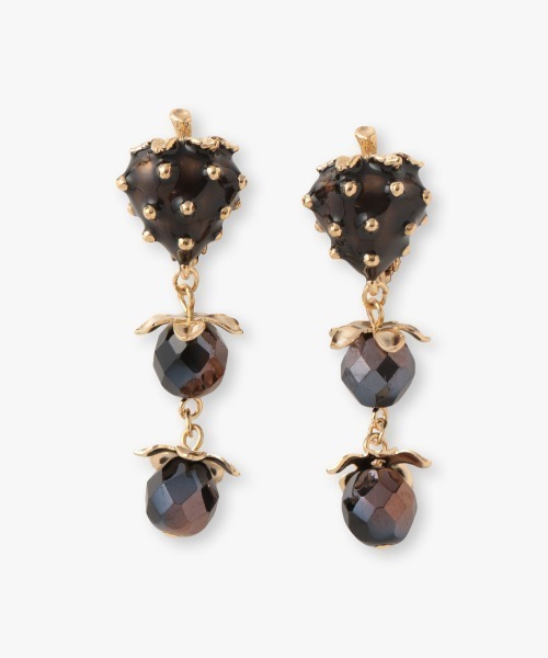 国内配送★ANNA SUI★いちごモチーフ スウィングイヤリング Strawberry Motif Swing Earrings – アナ スイ ジャパン 公式