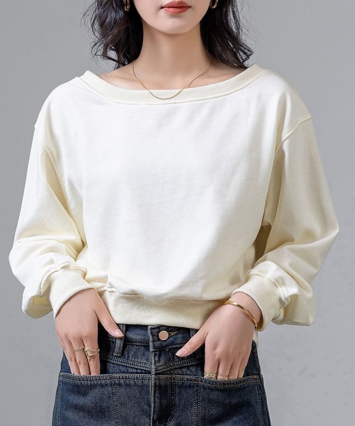 PATOU ショート丈トップス スウェット トレーナー ホワイト XS 楽天市場】トレーナー ショート丈（カラーホワイト）（スウェット