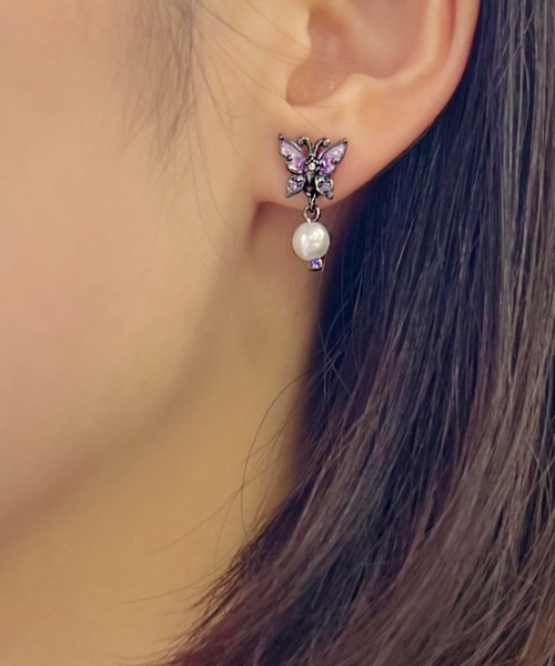 『新品』ANNA SUI 蝶モチーフピアス&イヤーカフ ANNA SUI ピアス 蝶モチーフ レディース : ZOZOTOWN Yahoo!店