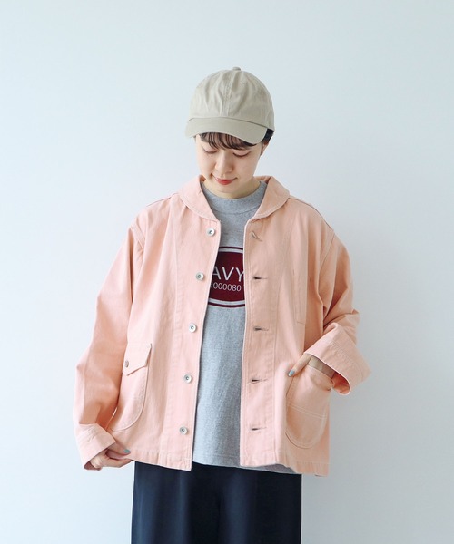 【30％OFF】 PAR ICI カバーオール デニム/カツラギ ウォッシュショール ジャケット・アウター