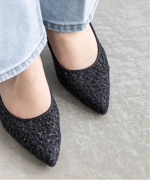 【RANDA】グリッターチュールパンプス RANDA パンプス グリッターチュールパンプス : ZOZOTOWN Yahoo