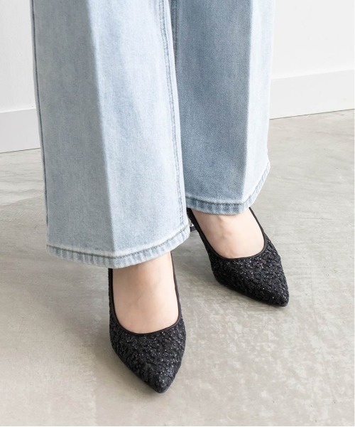 【RANDA】グリッターチュールパンプス RANDA パンプス グリッターチュールパンプス : ZOZOTOWN Yahoo